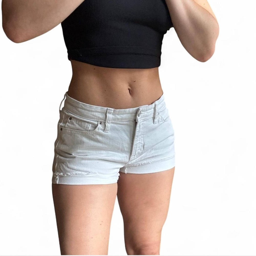 Classic White Women's Jean Shorts